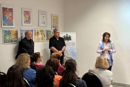PRÄSENTATION DES FILMS „DER RITTER DES LACHENS“ ANLÄSSLICH DES 100. GEBURTSTAGS VON GEORGI PARTSALEV